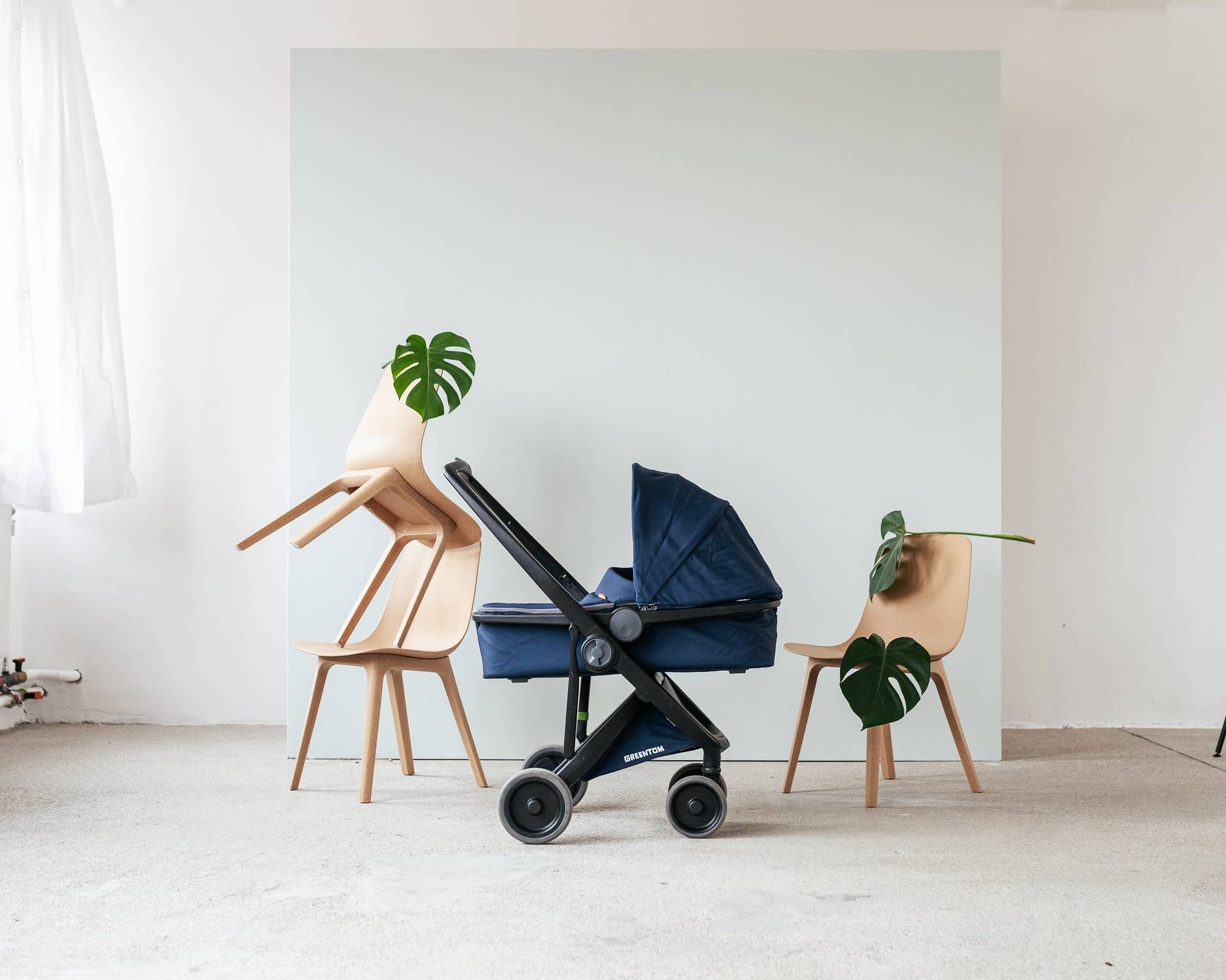 Carrycot / schwarz / blau