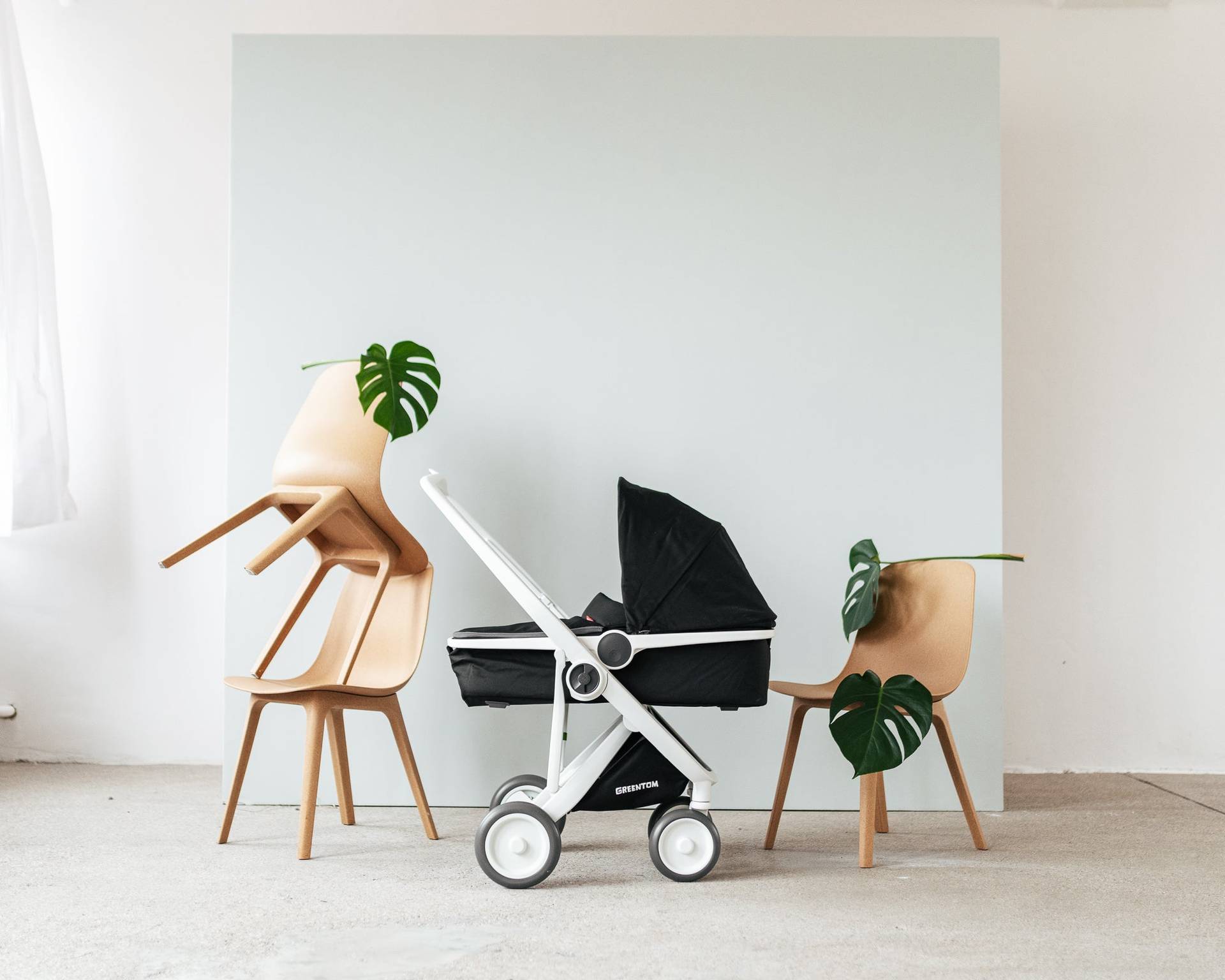 Carrycot / weiß / schwarz